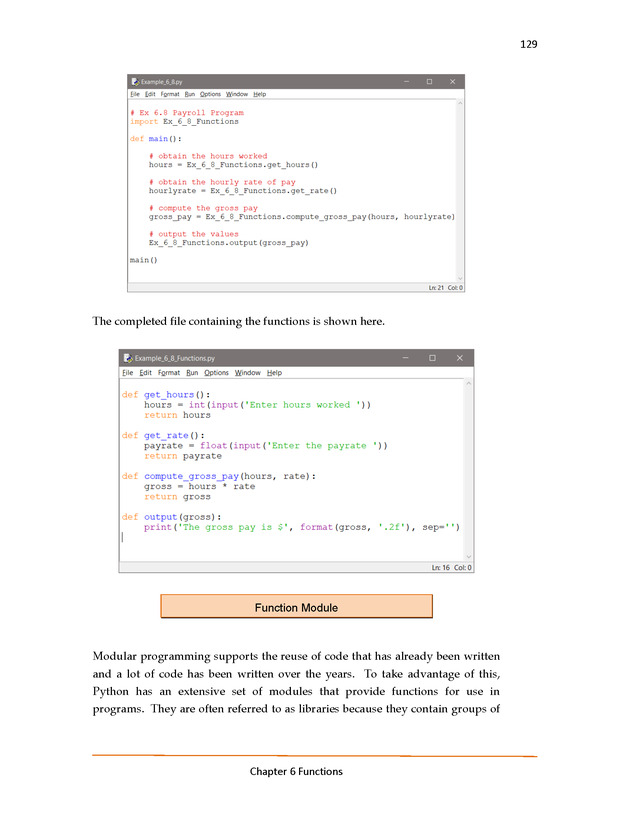 Introduction to Python Programming: Starting Out with IDLE - Functions 19
